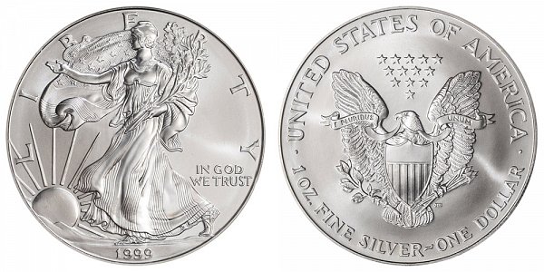 1999 American Silver Eagle