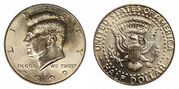 1999 D Kennedy Half Dollar 