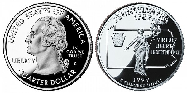 1999 Pennsylvania Quarter