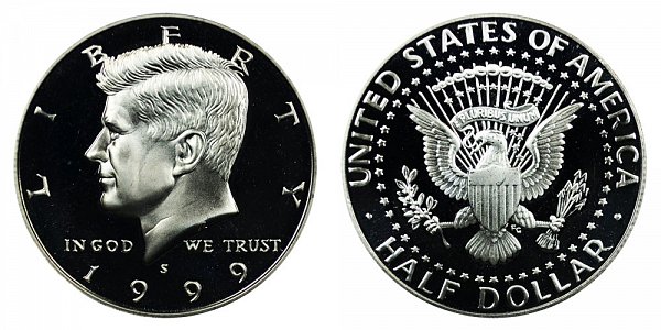 1999 S Kennedy Half Dollar Proof 