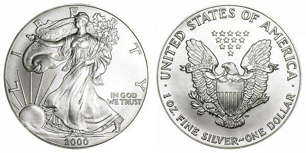 2000 American Silver Eagle