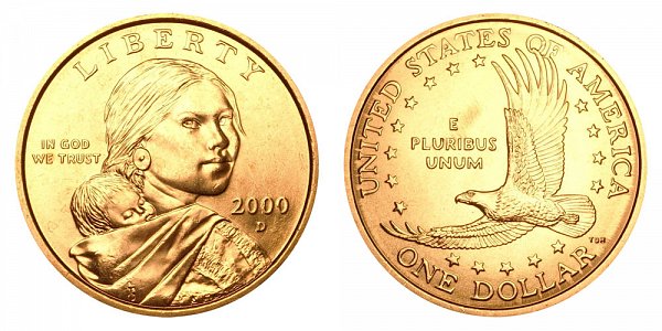 2000 D Sacagawea Dollar 