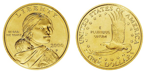 2000 P Sacagawea Dollar - Goodacre Presentation Finish 