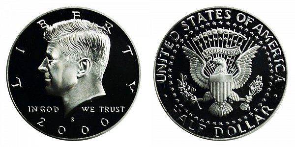 2000 S Silver Kennedy Half Dollar Proof