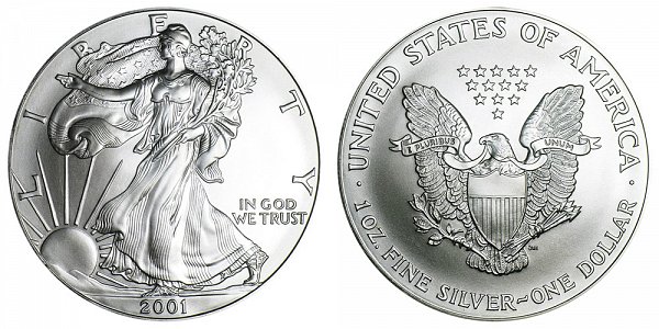 2001 American Silver Eagle