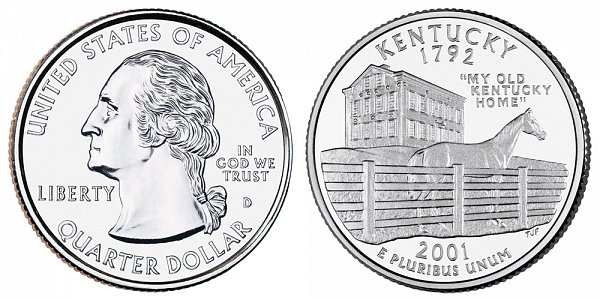 2001 D Kentucky State Quarter