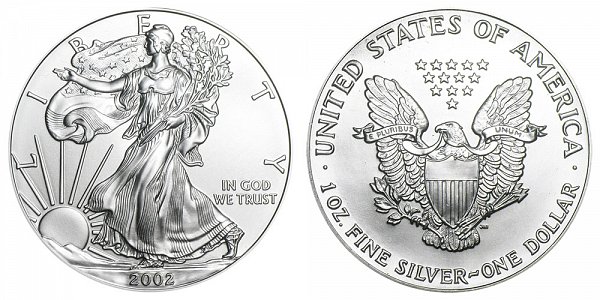 2002 American Silver Eagle