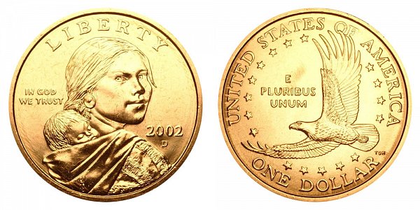 2002 D Sacagawea Dollar