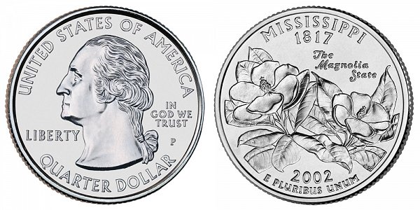 2002 P Mississippi State Quarter 