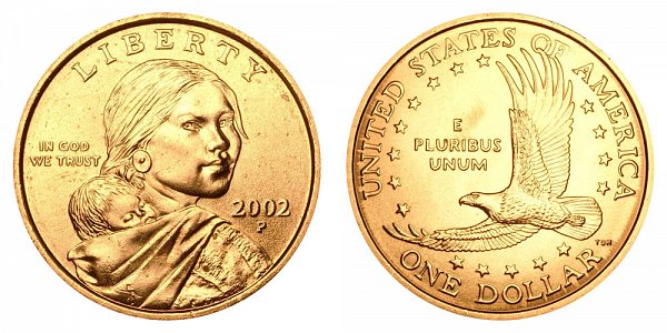 2002 P Sacagawea Dollar 