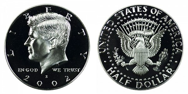 2002 S Kennedy Half Dollar Proof