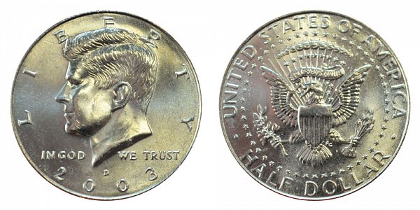 2003 D Kennedy Half Dollar 