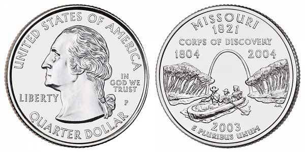 2003 P Missouri State Quarter