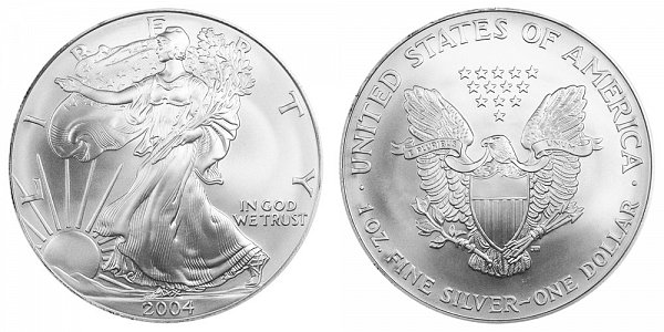2004 American Silver Eagle 