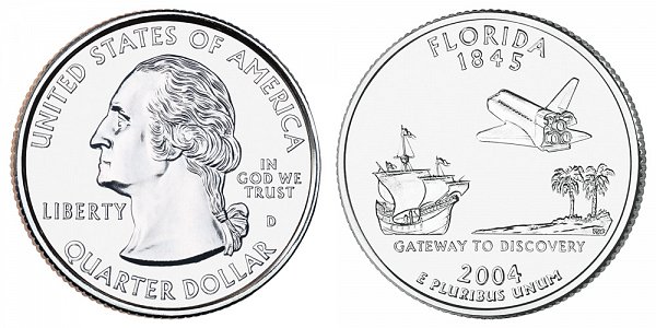 2004 D Florida State Quarter