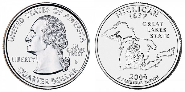 2004 D Michigan State Quarter