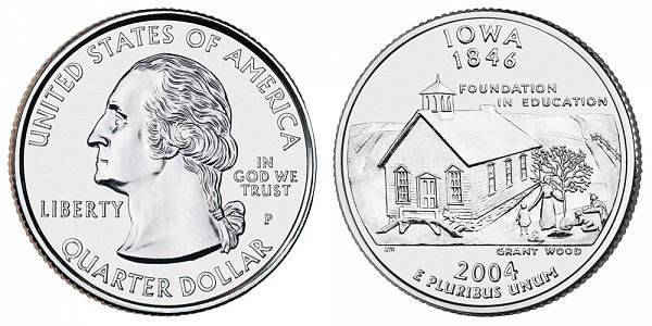 2004 P Iowa State Quarter 