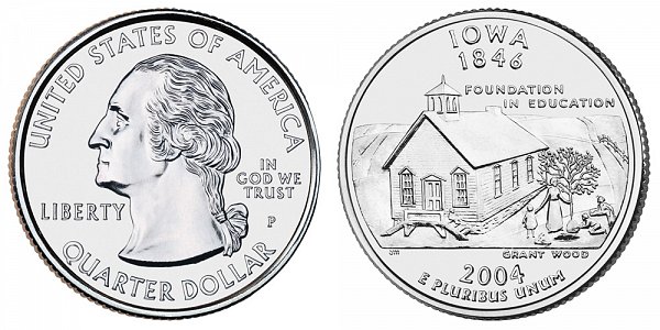 2004 P Iowa State Quarter