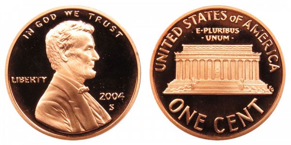 2004 S Lincoln Memorial Cent Penny Proof