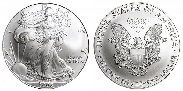 2005 American Silver Eagle 