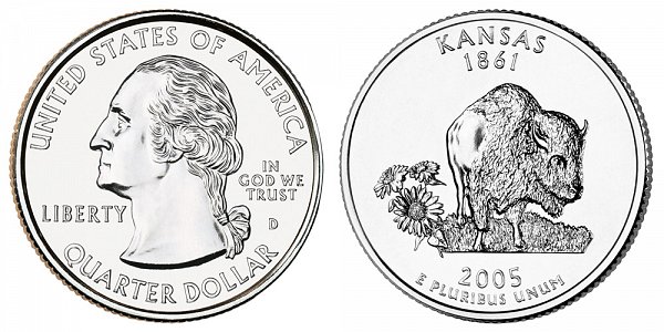 2005 D Kansas State Quarter 