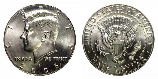 2005 D Kennedy Half Dollar 