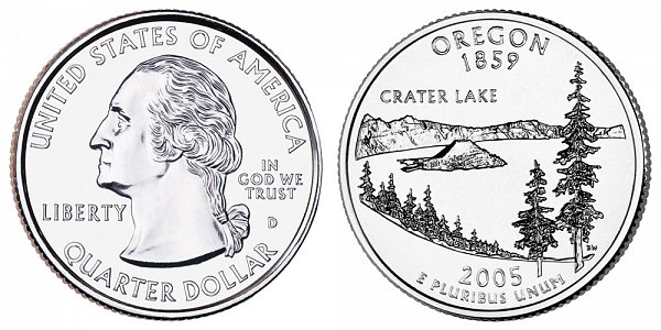 2005 D Oregon State Quarter 