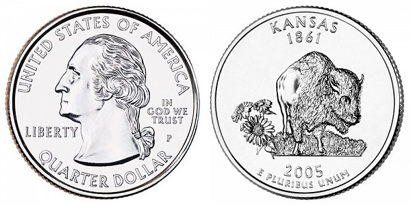 2005 P Kansas State Quarter 