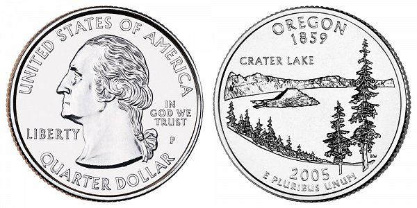 2005 P Oregon State Quarter 