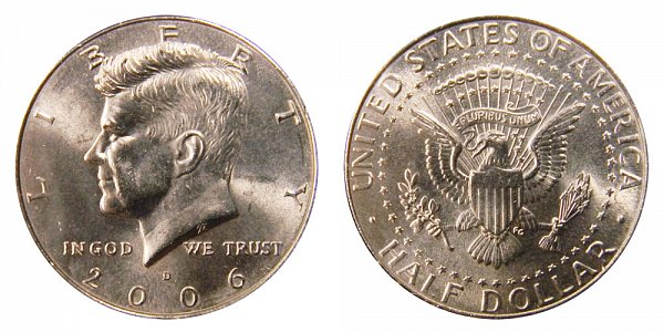 2006 D Kennedy Half Dollar 
