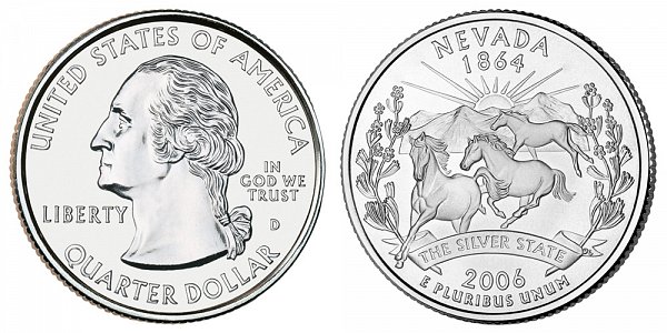 2006 D Nevada State Quarter 