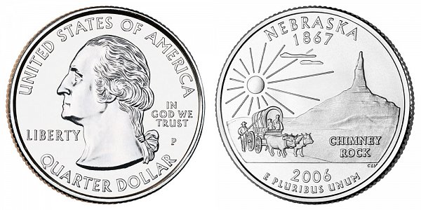 2006 P Nebraska State Quarter