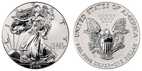2006 P Reverse Proof American Silver Eagle 