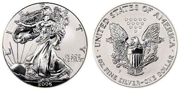 2006 P Reverse Proof American Silver Eagle