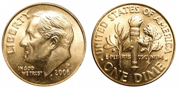 2006 P Roosevelt Dime