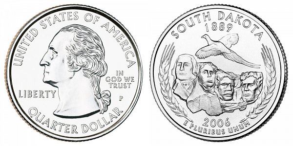 2006 P South Dakota State Quarter 