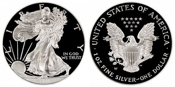 2006 W Proof American Silver Eagle 