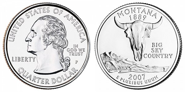 2007 P Montana State Quarter