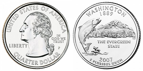 2007 P Washington State Quarter