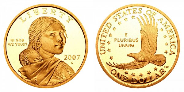 2007 S Sacagawea Dollar - Proof 