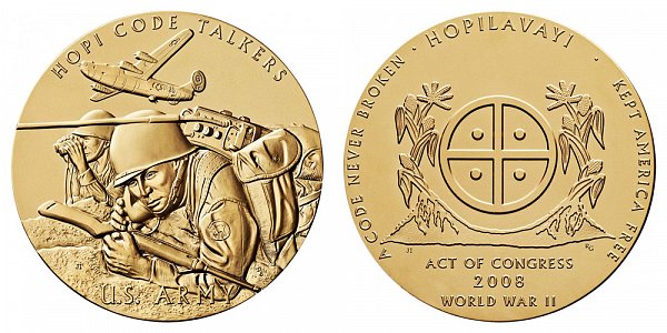 2008 Hopi Tribe WWII Code Talkers Recognition Congressional Gold Medal