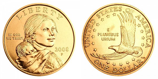 2008 P Sacagawea Dollar 