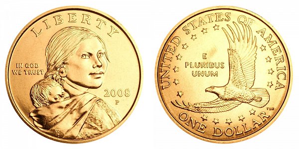 2008 P Sacagawea Dollar