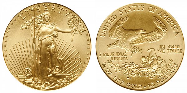 2008 Quarter Ounce American Gold Eagle - 1/4 oz Gold $10 