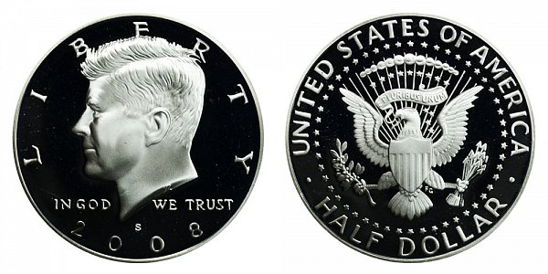 2008 S Kennedy Half Dollar Proof