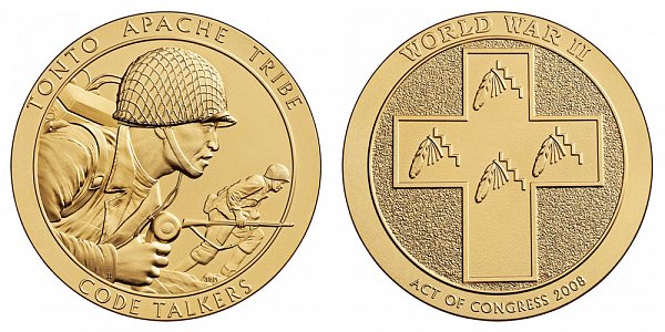 2008 Tonto Apache Tribe WWII Code Talkers Recognition Congressional Gold Medal