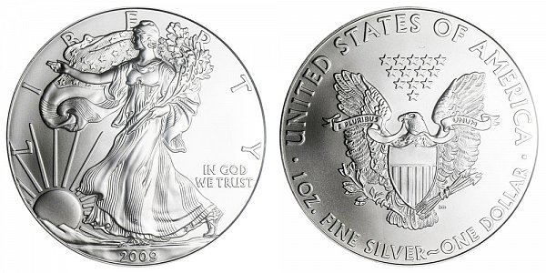 2009 Bullion American Silver Eagle