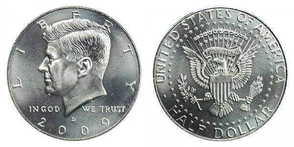 2009 D Kennedy Half Dollar 