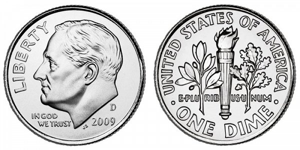 2009 D Roosevelt Dime 