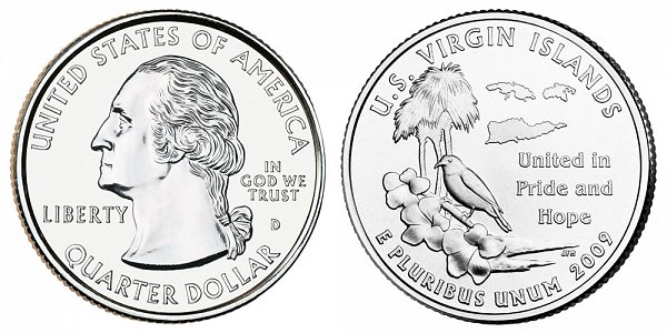 2009 D US Virgin Islands Quarter 